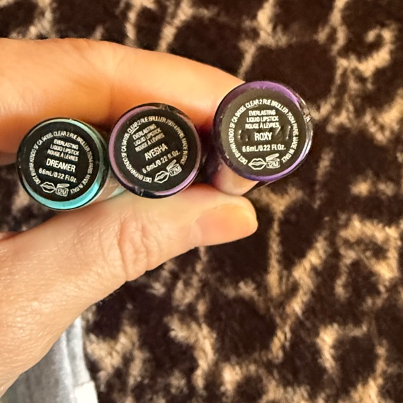 Kat Von D Vivid Liquid Lipstick Set lightly used as is NO BOX x3 - Picture 3 of 3